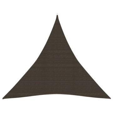 Sunshade Sail 3x3m Brown - UV & Mould Resistant HDPE