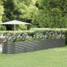 Garden Raised Bed Powder-coated Steel 507x100x68 cm Grey Colour grey Size 507 x 100 x 68 cm Quantity in Package 1 