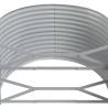 Garden Raised Bed Powder-coated Steel 507x100x68 cm Grey