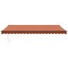 Retractable Awning Orange & Brown 5x3 m | Durable & Stylish