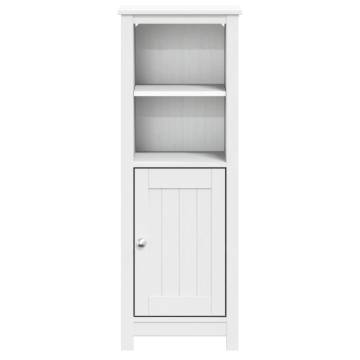 Bathroom Cabinet BERG White - Solid Pine, 40x34x110 cm