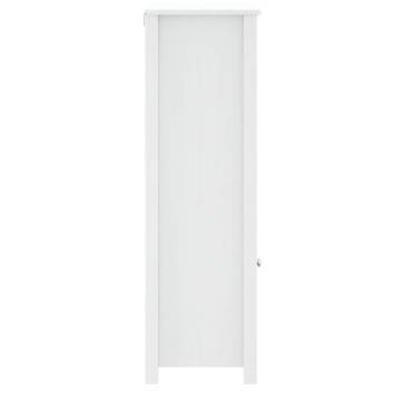 Bathroom Cabinet BERG White - Solid Pine, 40x34x110 cm