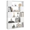 High Gloss White Book Cabinet Room Divider | HipoMarket