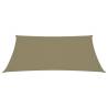 Sunshade Sail Oxford Fabric 5x6 m Beige - Outdoor Protection