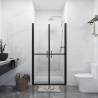 Shower Door Clear ESG (93-96)x190 cm Colour black Size 96 x 190 cm Model clear 