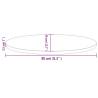 Table Top 80x40x2.5 cm Solid Wood Pine Oval | HipoMarket