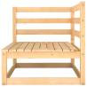 Garden Corner Sofa Solid Wood Pine - Stylish & Durable