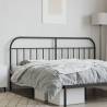 Metal Headboard Black 200 cm - Stylish & Sturdy Design