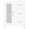 Highboard White 69.5x34x180 cm - Elegant Storage Solution