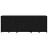 Stylish Black Pine Sideboard 230x35x80 cm - HipoMarket