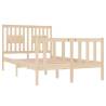 Solid Wood Bed Frame 120x190 cm Small Double | HipoMarket