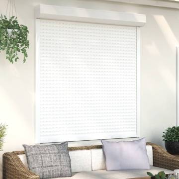 Roller Shutter Aluminium 140x150 cm White - Premium Quality