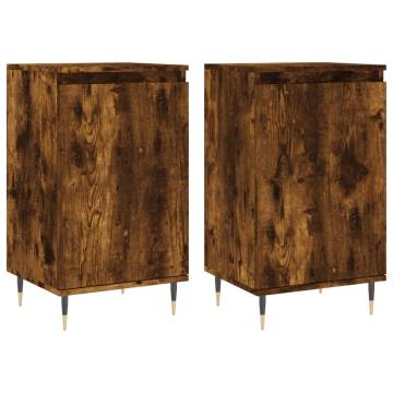 Stylish Smoked Oak Sideboards - 2 pcs | Hipomarket UK