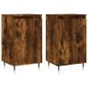 Stylish Smoked Oak Sideboards - 2 pcs | Hipomarket UK