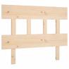 Stylish Solid Wood Pine Bed Headboard - 103.5x3x81 cm