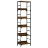 Bookshelf Smoked Oak - 50x33x188.5 cm | Durable Storage Solution