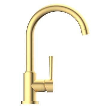 SCHÜTTE Cornwall Kitchen Mixer Tap in Matte Gold - Stylish & Function