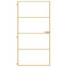 Interior Door Slim Golden - Tempered Glass & Aluminium | Hipomarket