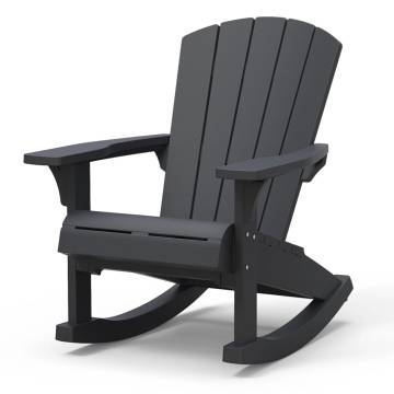 Keter Adirondack Rocking Chair Troy Graphite | Comfort & Style