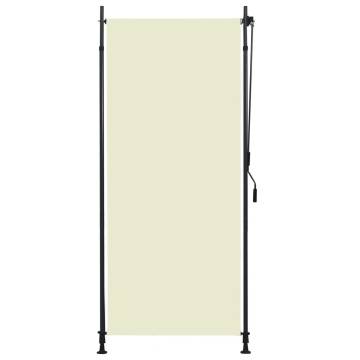 Outdoor Roller Blind 100x270 cm Cream - Privacy & Shade