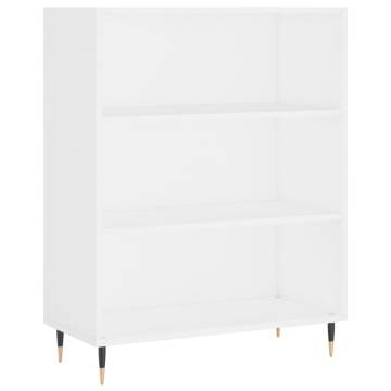 Stylish Highboard White - Modern Engineered Wood Storage