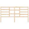 Stylish Solid Wood Pine Bed Headboard - 206x4x104 cm