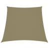 Sunshade Sail Oxford Fabric Trapezium 3/4x3 m Beige Colour beige Size 3/4 x 3 m 