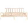 Solid Wood Bed Frame 160x200 cm - Classic & Sturdy Design