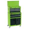 Draper Tools Combo Roller Cabinet & Tool Chest - Green