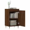 Stylish Brown Oak Sideboard - 40x35x70 cm - Engineered Wood