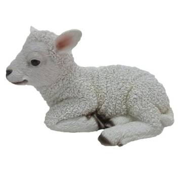 Esschert Design Lifelike Lamb Statue - 17.6x10.8x10.5cm