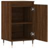 Stylish Brown Oak Sideboard - 40x35x70 cm - Engineered Wood