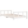 Kids Bed Frame White 90x190 cm Solid Pine | Hipomarket