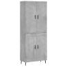 Stylish Highboard Concrete Grey - Perfect Storage Solution