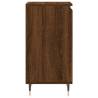 Stylish Brown Oak Sideboard - 40x35x70 cm - Engineered Wood