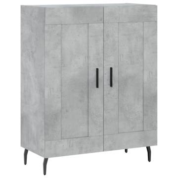 Stylish Highboard Concrete Grey - Perfect Storage Solution