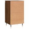 Stylish Brown Oak Sideboard - 40x35x70 cm - Engineered Wood