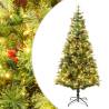 Pre-lit Christmas Tree with Pine Cones Green 150 cm PVC&PE Size 150 x 68 cm Quantity in Package 1 Number of Branch Tips Number of LEDs 