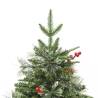 150cm Pre-lit Christmas Tree with Pine Cones | Hipomarket UK