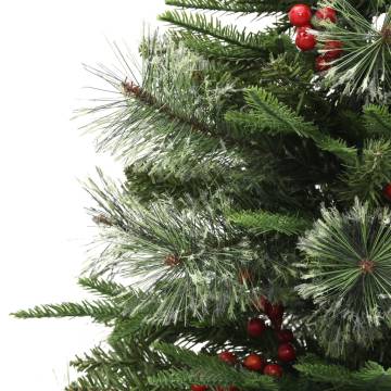 150cm Pre-lit Christmas Tree with Pine Cones | Hipomarket UK