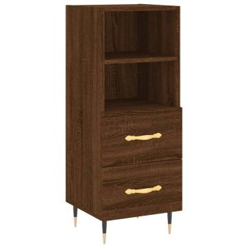 Highboard Brown Oak - Stylish Engineered Wood Storage Unit