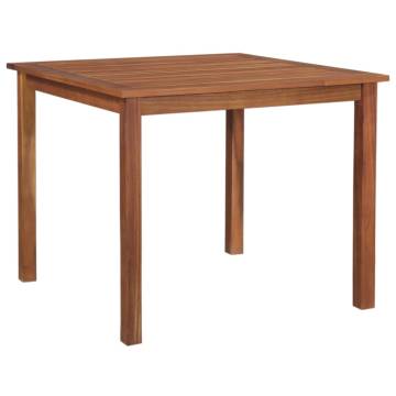 Garden Table 85x85 cm - Solid Acacia Wood | Hipo Market