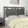 Bed Headboard Grey 145.5x4x100 cm Solid Pine Wood Colour grey Size 145.5 x 100 cm Quantity in Package 1 