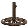 Umbrella Base Bronze 40x40x32 cm Cast Iron Colour bronze Size Ø 40 x 32 cm Quantity in Package 1 