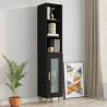 Wall Cabinet Black - Stylish Storage Solution | HipoMarket UK