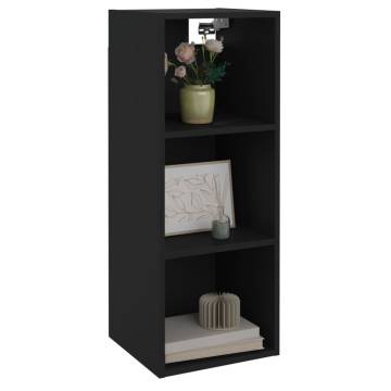 Wall Cabinet Black - Stylish Storage Solution | HipoMarket UK