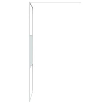 Modern Walk-in Shower Wall 80x195 cm Clear ESG Glass