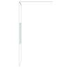 Modern Walk-in Shower Wall 80x195 cm Clear ESG Glass