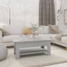 Coffee Table Grey Sonoma 102x55x42 cm Engineered Wood Colour grey sonoma Size 102 x 55 x 42 cm Quantity in Package 1 