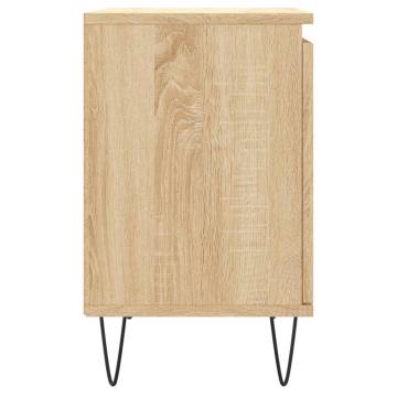 Elegant Sonoma Oak Bedside Cabinets - 2 pcs | Hipomarket UK